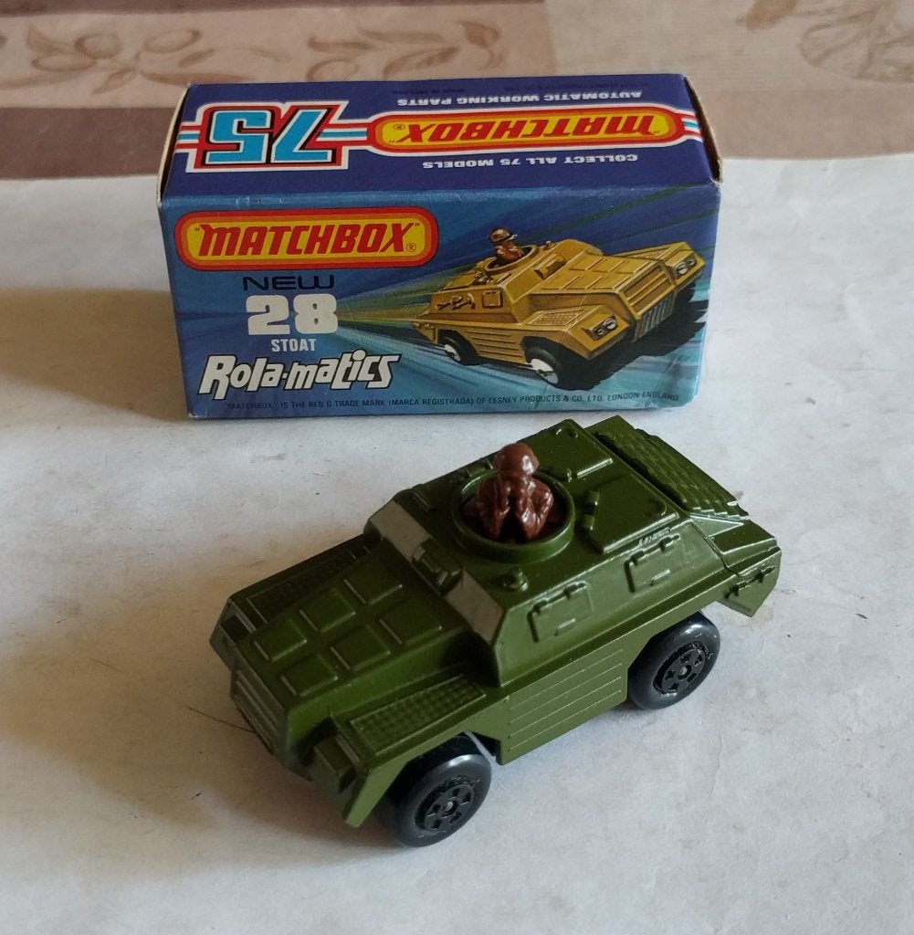 Matchbox #28 Stoat, Ophalen of Verzenden, Zo goed als nieuw, Auto