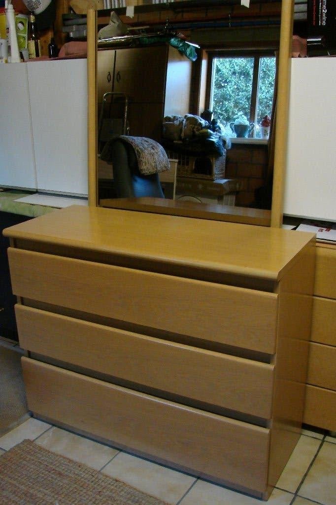 commode kast met ophang spiegel, Kinderen en Baby's, Ophalen, Zo goed als nieuw, Commode