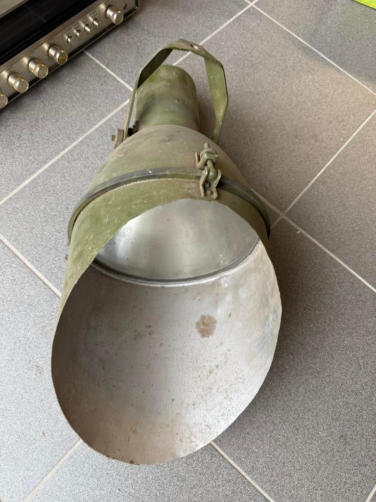 Grote vintage industriele spotlight Schijnwerper -Eyecatcher, Huis en Inrichting, Ophalen of Verzenden, Gebruikt, Metaal of Aluminium