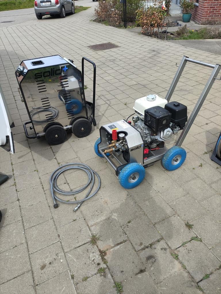 Hogedruk 21l, 200b + diesel brander (stoom), Ophalen