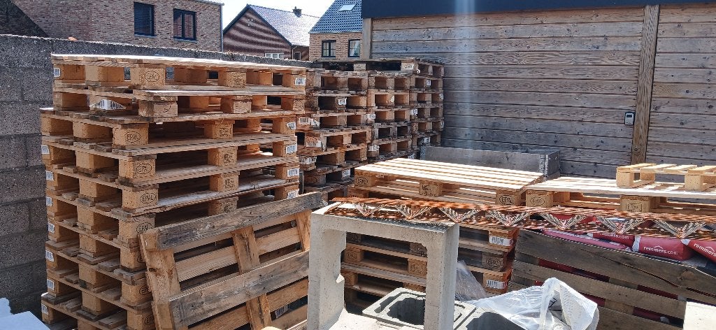 Palettes européennes, Bricolage & Construction, Enlèvement, Utilisé, Autres essences de bois, Autres types