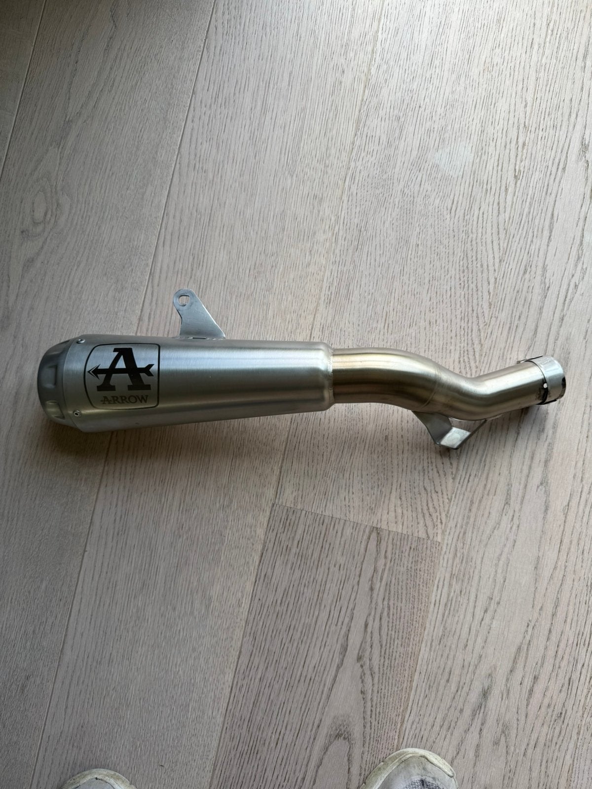 Arrow pro race nichrom slip-on einddemper (NX500-…), Motoren, Ophalen of Verzenden, Zo goed als nieuw