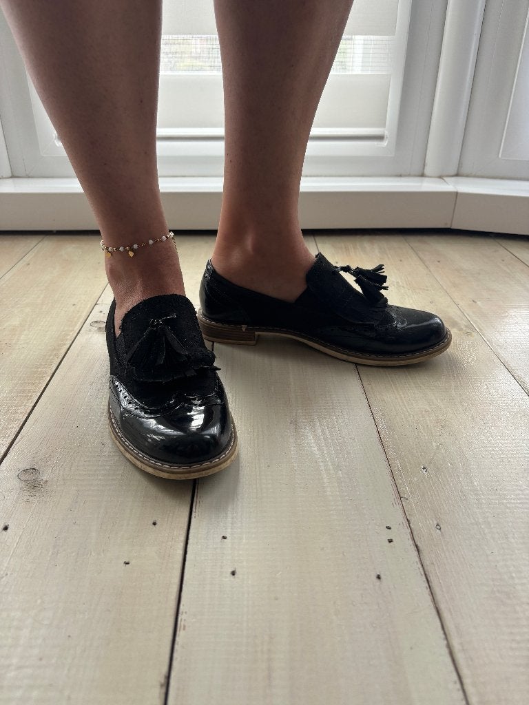 Chaussures - Mocassins noir, Kleding | Dames, Schoenen, Schoenen met lage hakken, Zwart, Ophalen of Verzenden, Gedragen