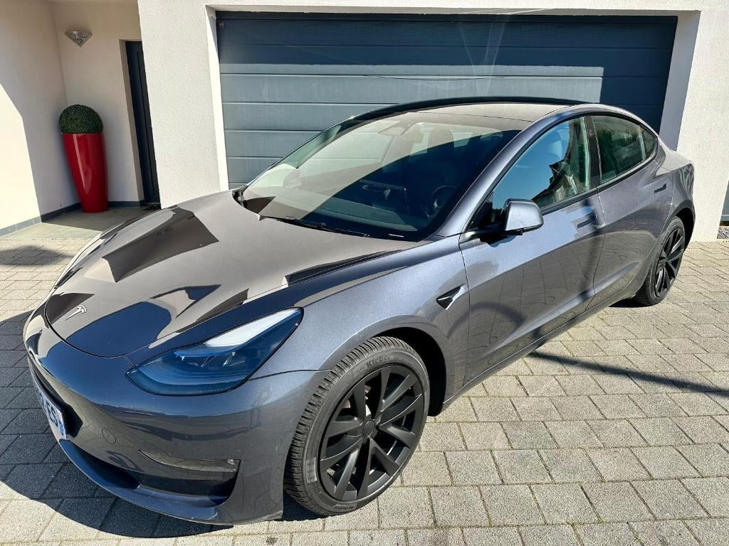 Tesla 3 LONG RANGE DUAL MOTOR 22900 HT / Idéal Export, VTC, Autos, Cuir, Argent ou Gris, Achat, Entreprise