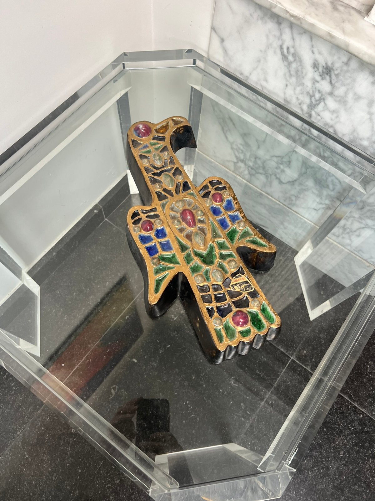 Roger GUERIN keramische wandsculptuur, Antiek en Kunst, Ophalen