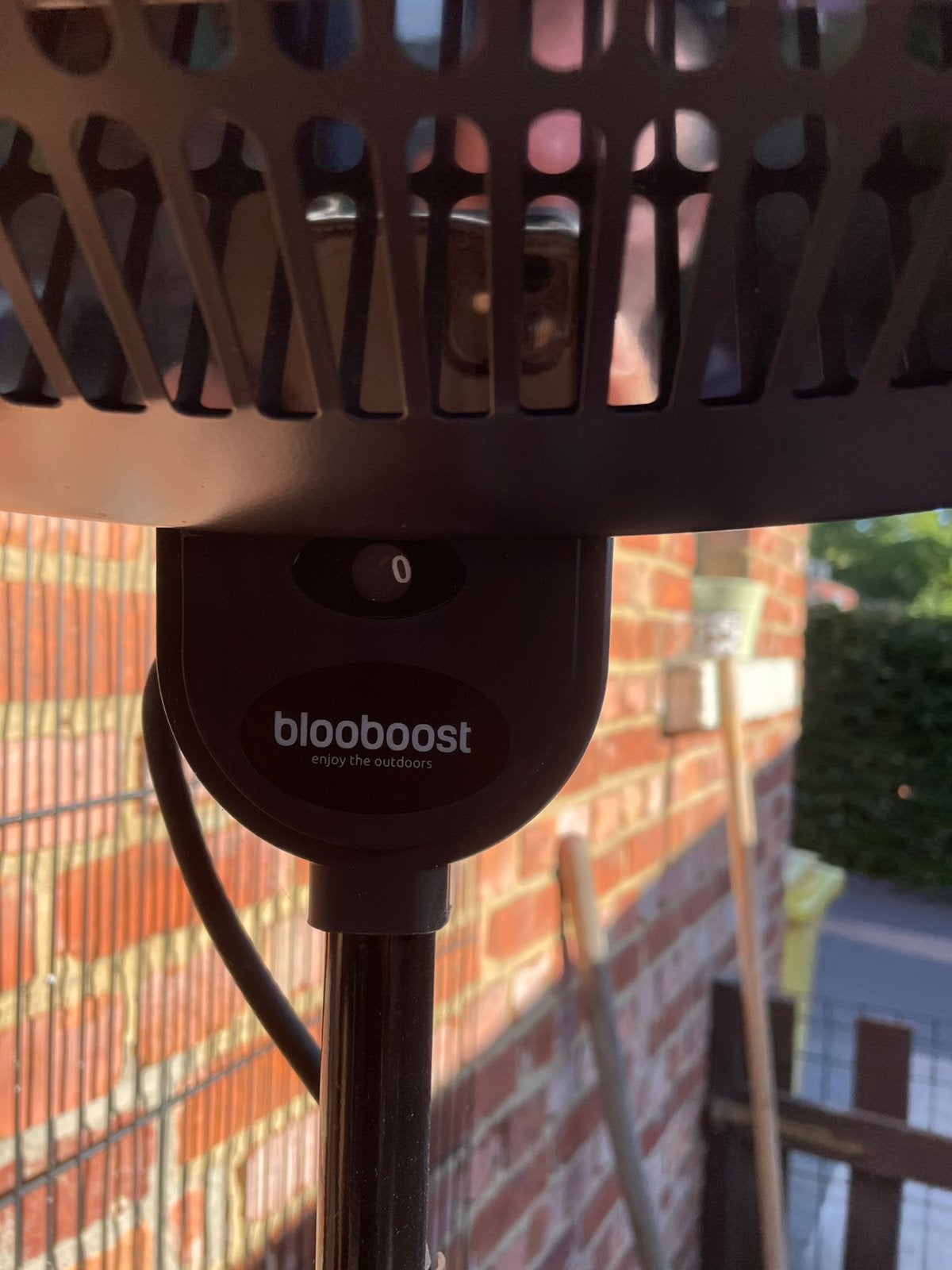 À vendre chauffage de terrasse à 3 positions en bon état, Enlèvement, Comme neuf, Électrique, Sol