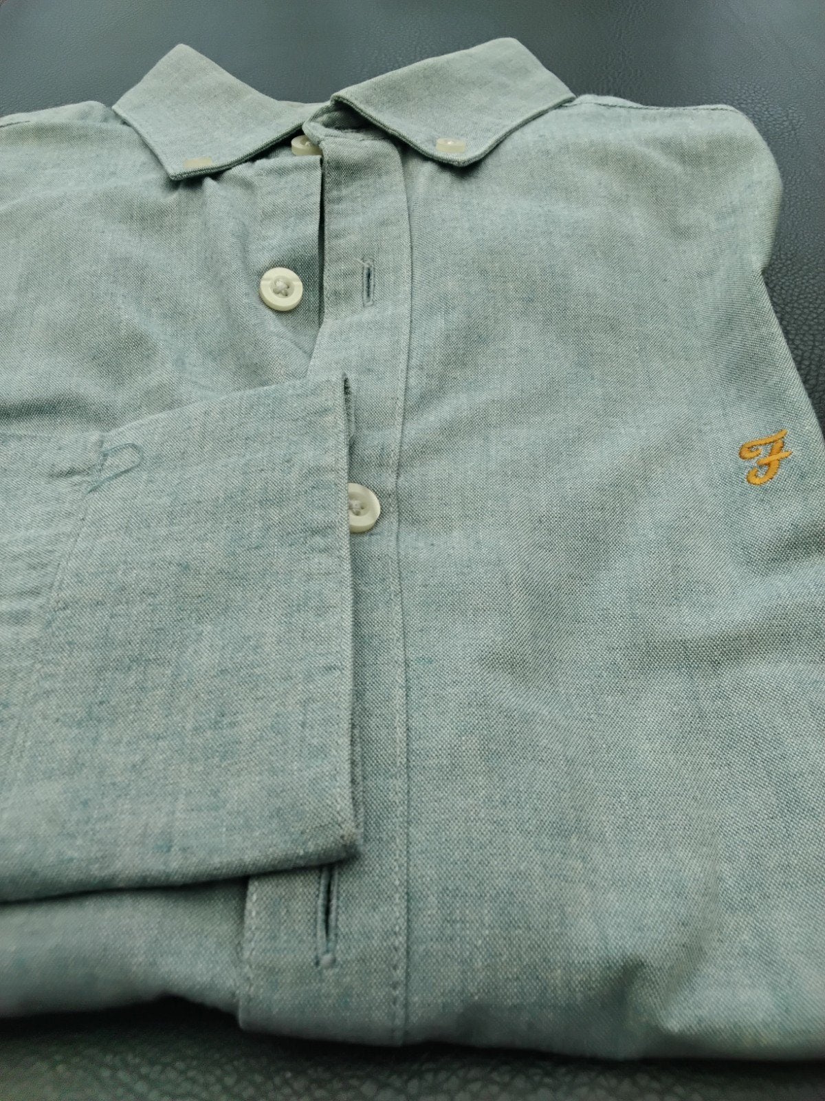 Heren hemd, Ophalen, Blauw