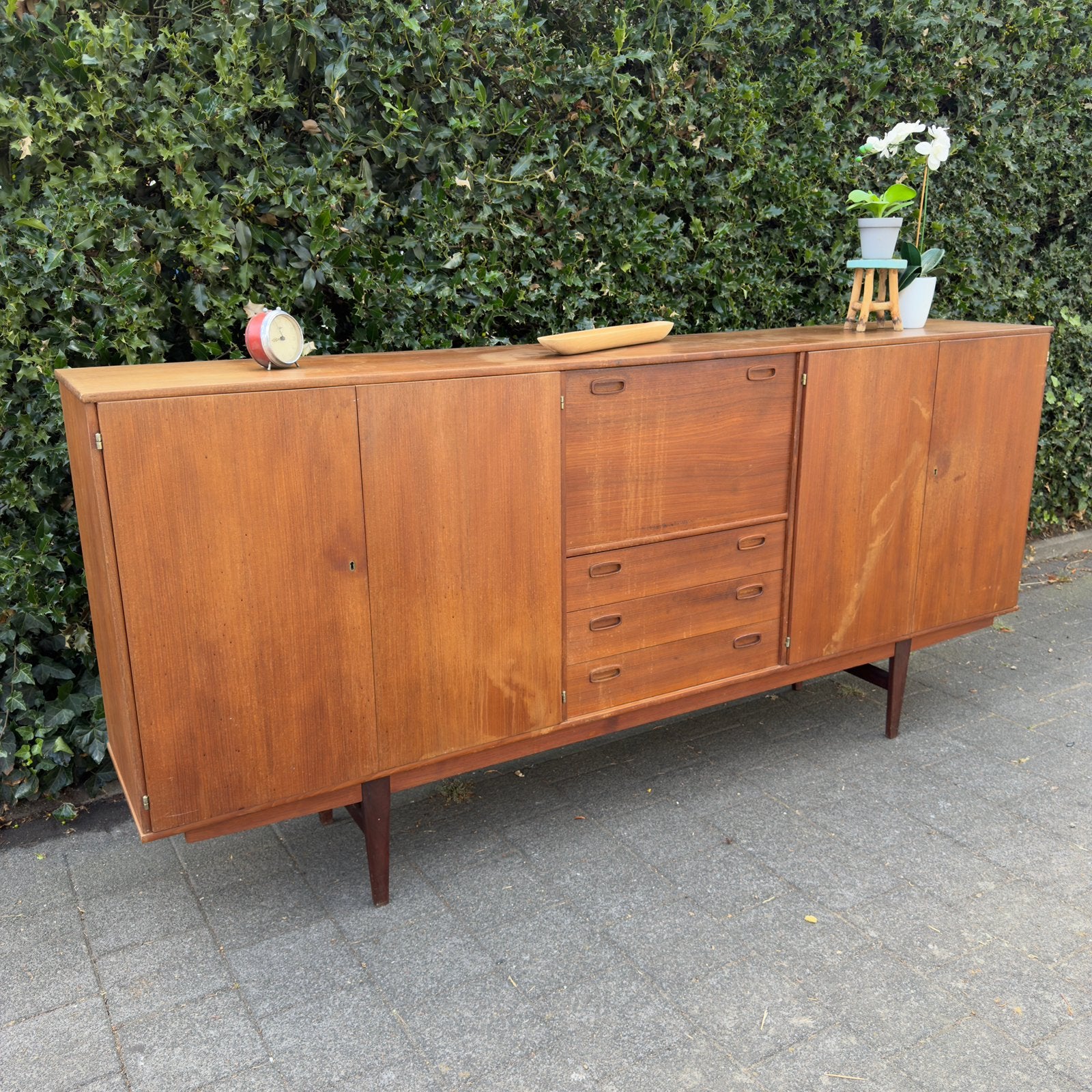 vintage kast – Scandinavische stijl, 25 à 50 cm, Avec tablette(s), Scandinavisch, 100 à 150 cm