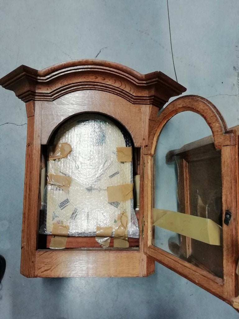 Horloge sur pieds, Antiquités & Art, Antiquités | Horloges, Enlèvement