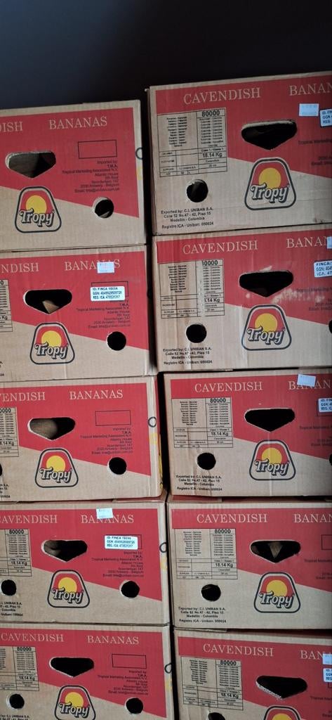 10 bananendozen, Doe-het-zelf en Bouw, Kratten en Dozen, Ophalen