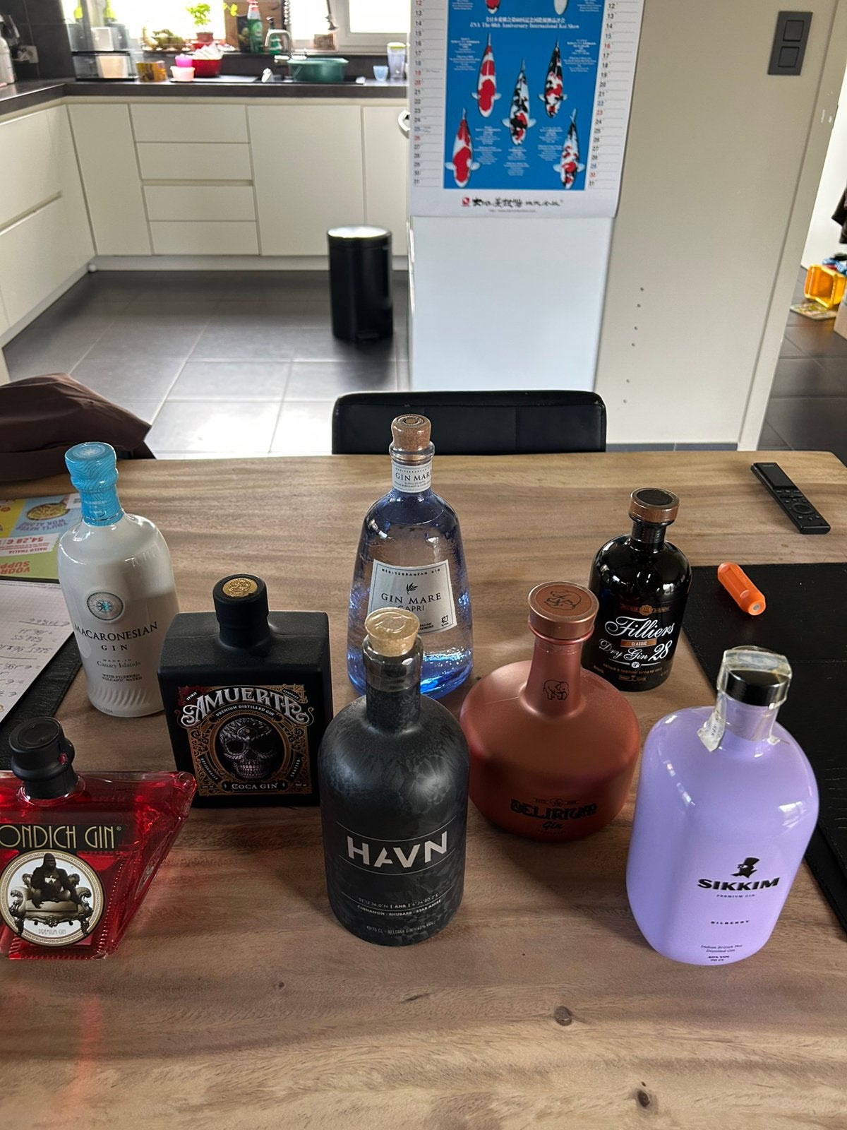 Gin allemaal verzegeld nog, Collections, Vins, Enlèvement, Neuf, Autres types, Pleine