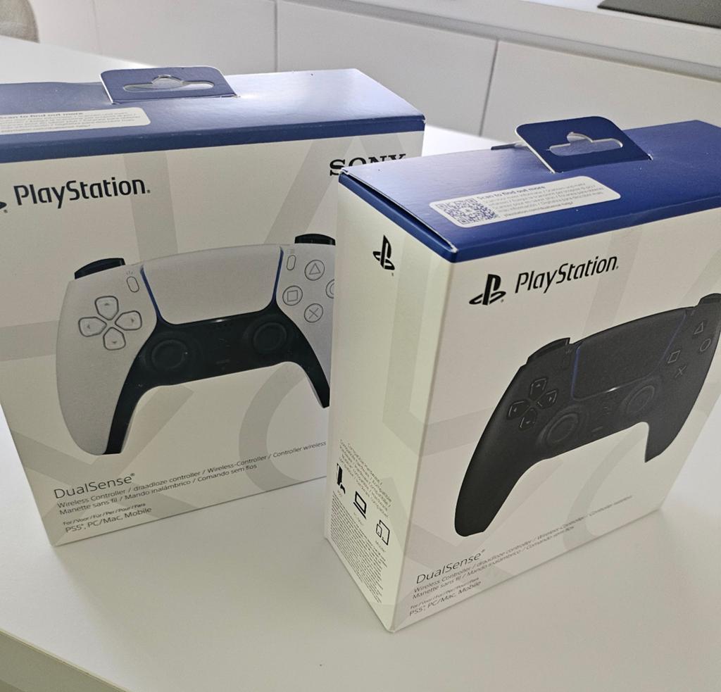Deux manettes DualSense v3, PlayStation 5, Enlèvement, Micro, Neuf