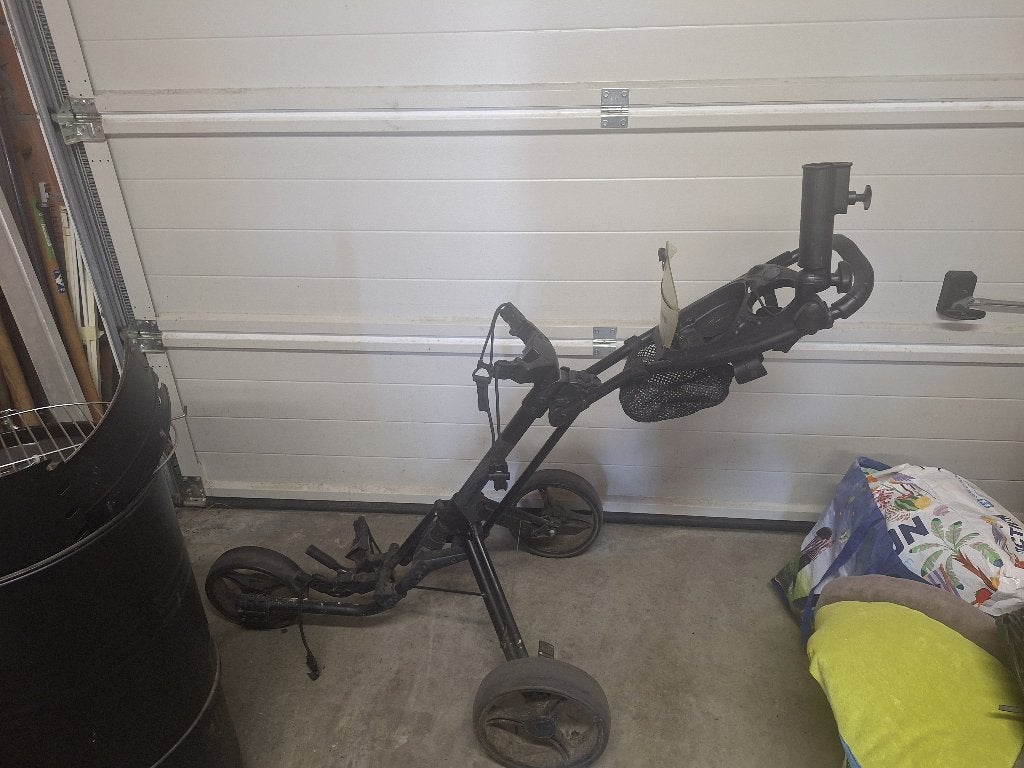 Golftrolly als nieuw, Sport en Fitness, Overige Sport en Fitness, Ophalen, Zo goed als nieuw