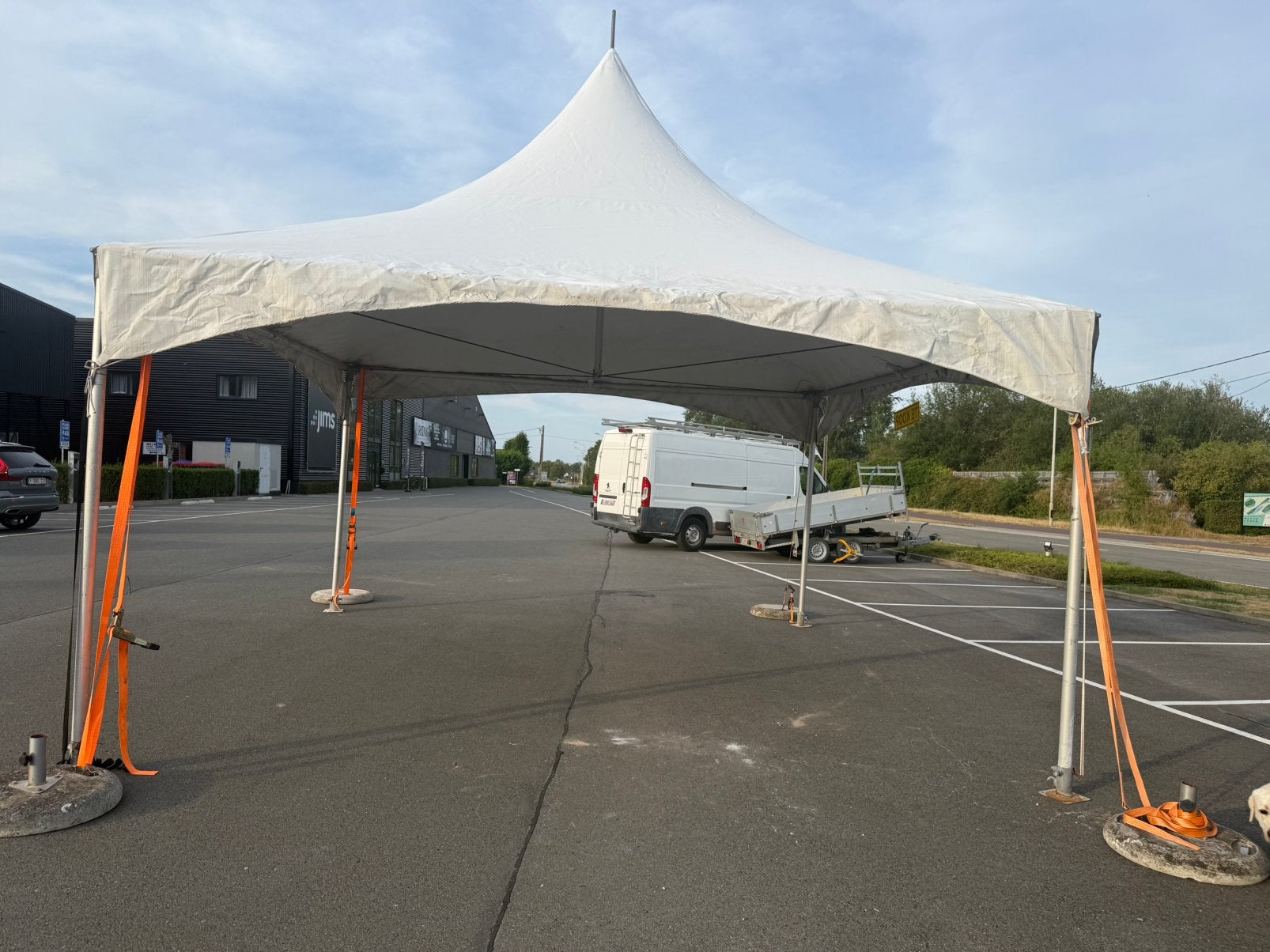 Pagodetent, Tuin en Terras, Partytenten, Ophalen, Gebruikt, Opvouwbaar, 4 tot 6 meter