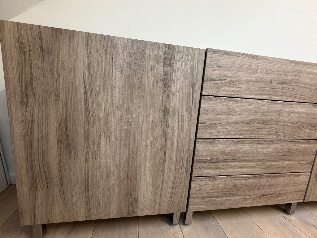 IKEA Besta Dressoir - 180 cm x 42 cm x 74 cm, Huis en Inrichting, Ophalen, Gebruikt, 150 tot 200 cm, Met lade(s)