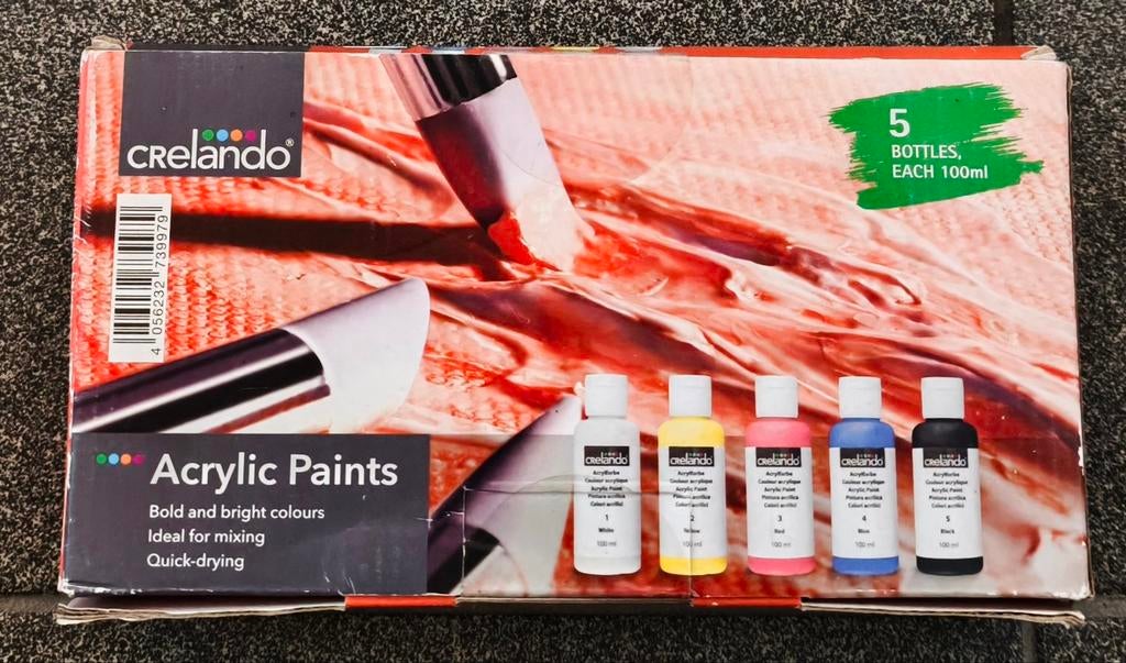 Crelando Acrylverf, Ophalen, Acrylverf