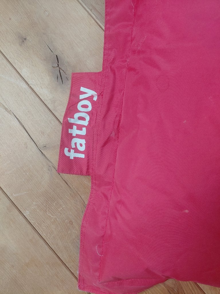 Fatboy zitzak, Ophalen, Gebruikt, Rood, Zitzak