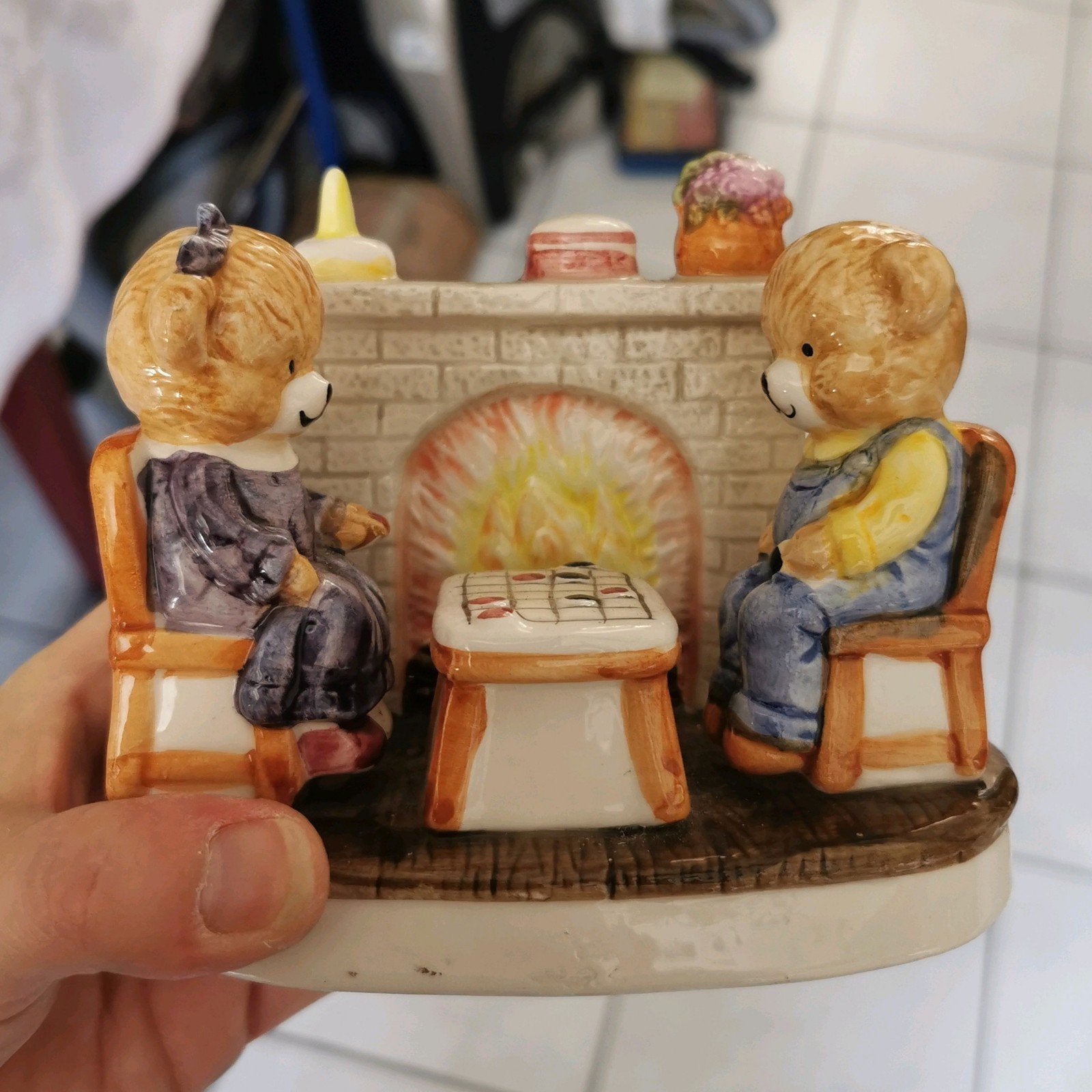 Beeldje met beertjes - Leonardo, Ophalen of Verzenden, Zo goed als nieuw, Dier