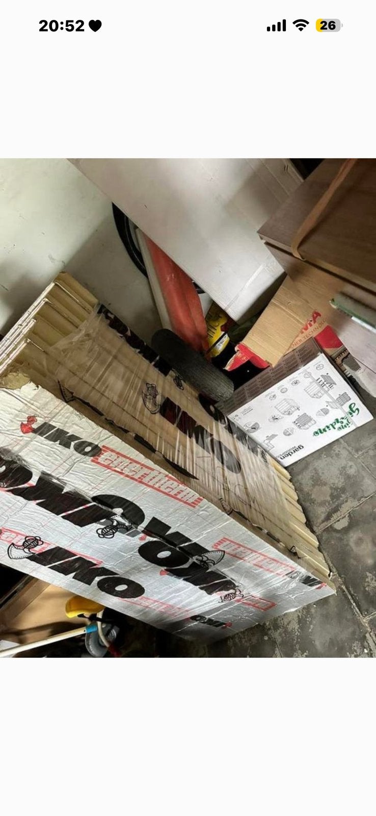Pir isolatie, Enlèvement, Comme neuf