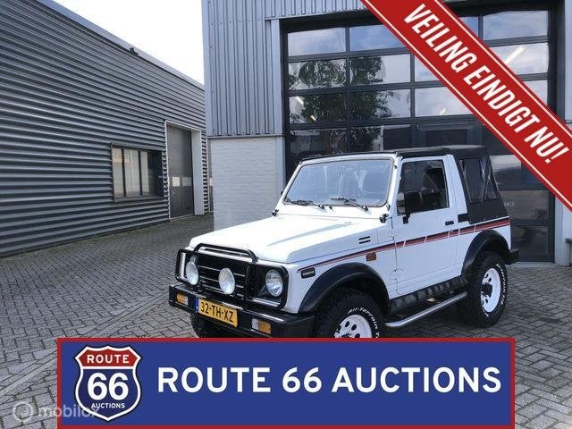Suzuki Samurai 1.3 Cabriolet 4WD | 1992 | Route 66 Auctions, Zwart, Bedrijf, Handgeschakeld, Overige carrosserie