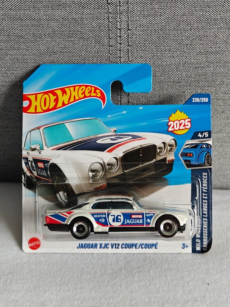 Hot Wheels Jaguar XJC V12 Coupé Wit Wild Widebody 2025, Ophalen of Verzenden, Nieuw, Auto