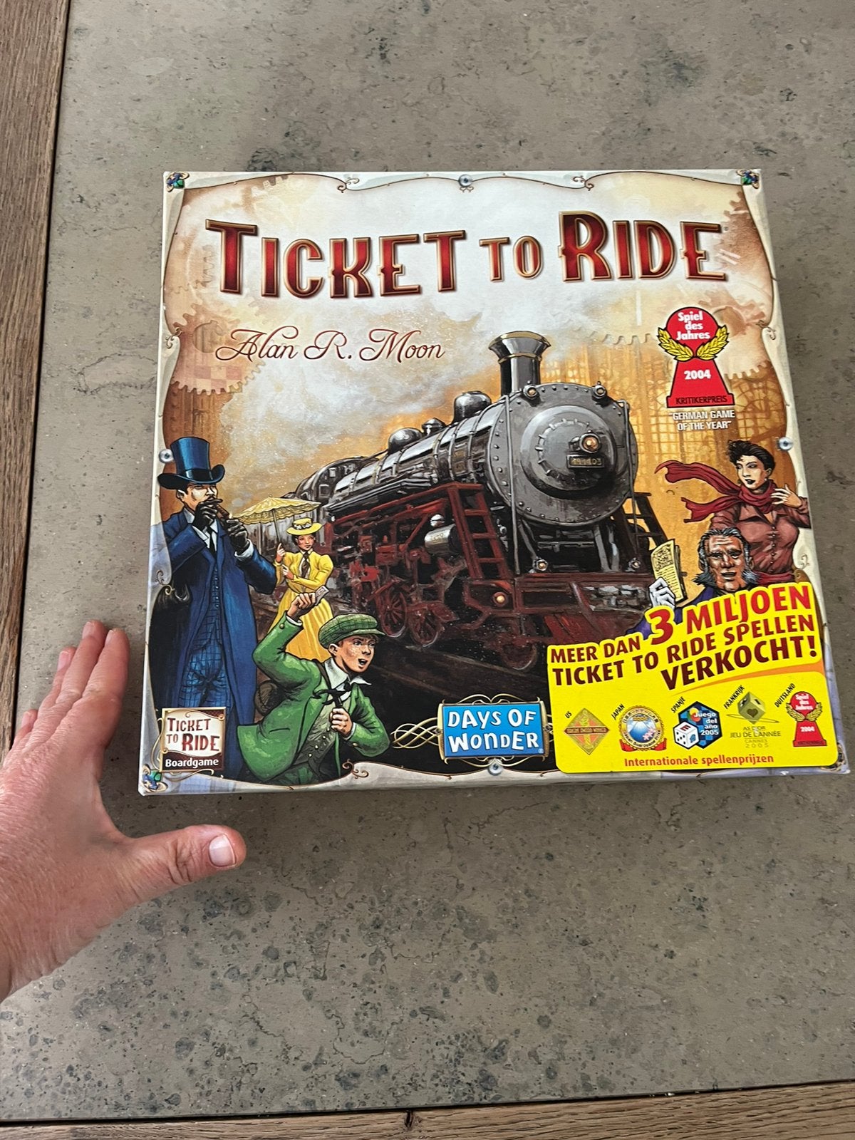 Ticket to ride USA editie, Ophalen, Gebruikt