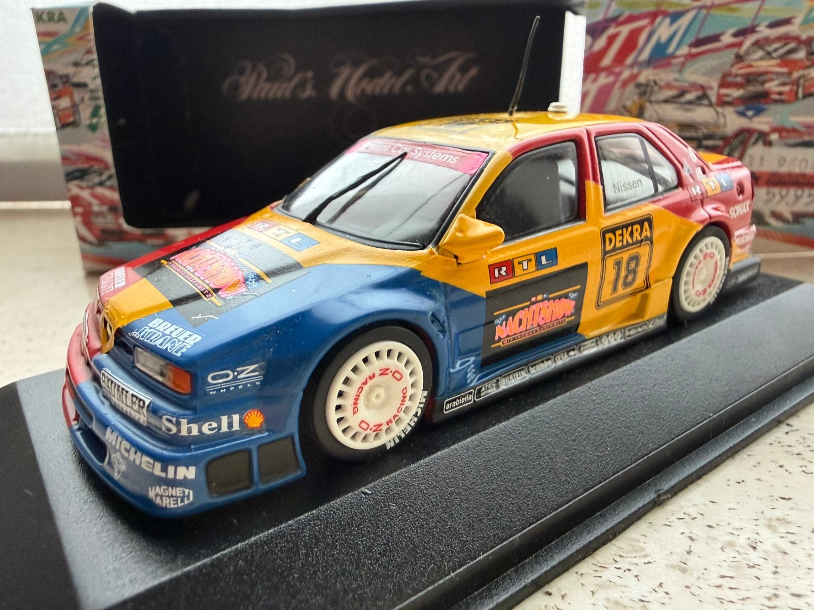 Alfa Romeo 155 V6 TI DTM 1994 Nissen, Ophalen of Verzenden, Zo goed als nieuw, Auto, MiniChamps