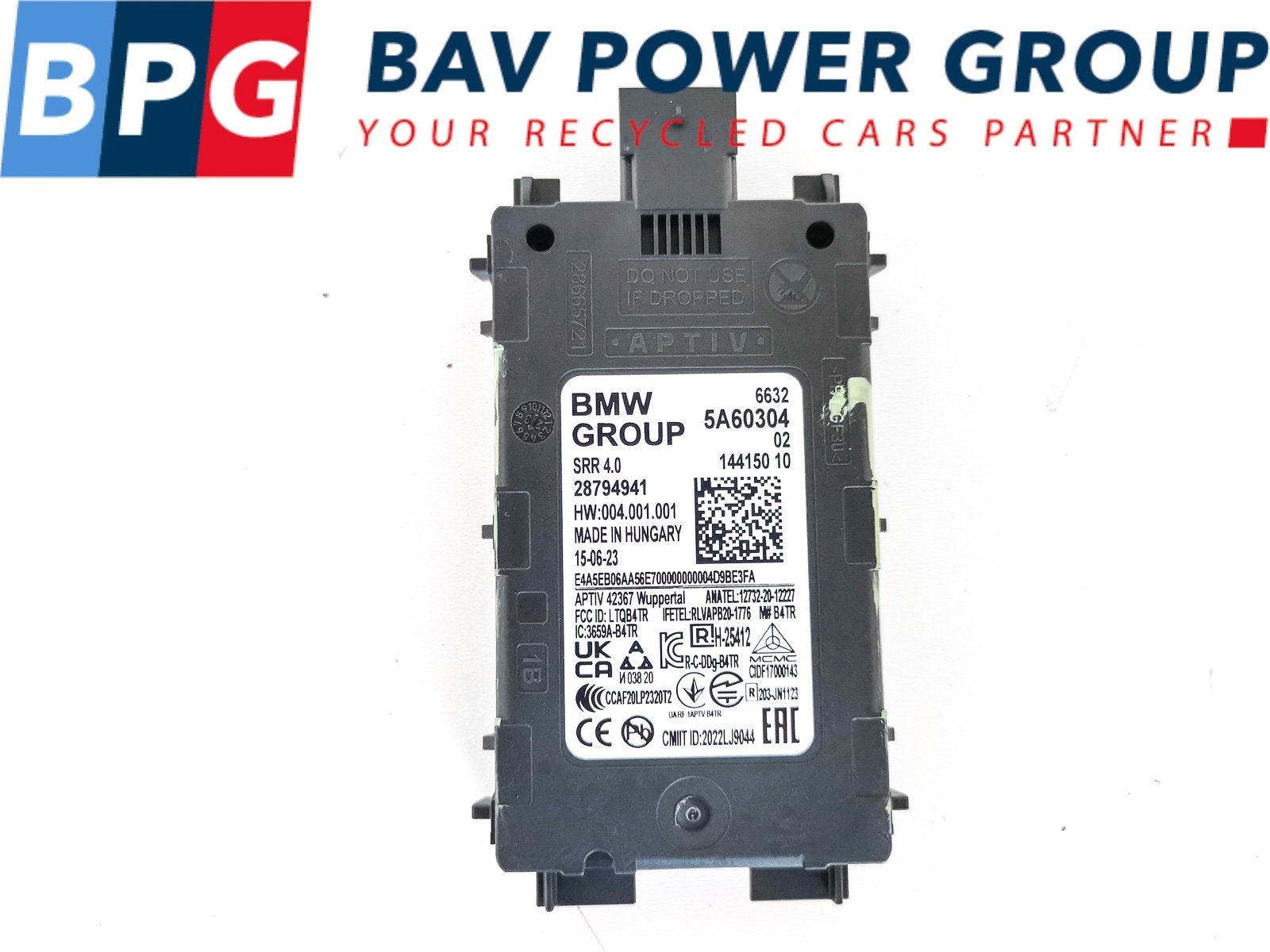 RADAR SENSOR DODE HOEK BMW X5 (G05) (66325A60304), Gebruikt, BMW, Petuelring 130
80809  München, DE, Bayerische Motoren Werke AG