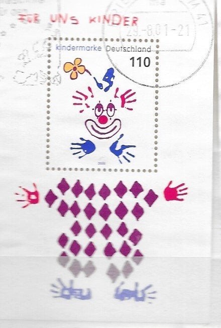 Timbres Cirque Allemagne a, Envoi, Affranchi