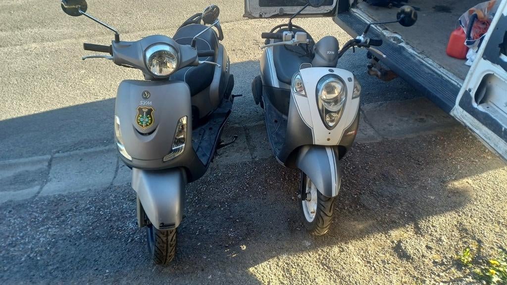 Deux scooter sym, Enlèvement