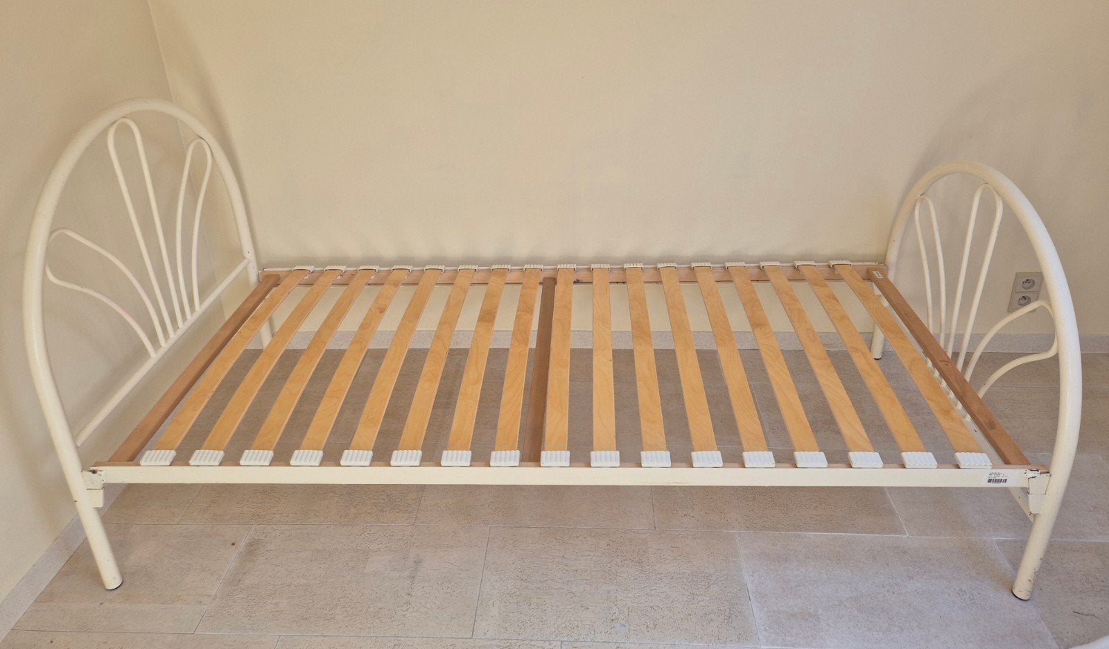 Lit d'une  personne 200 x 90 cm, Enlèvement, Métal, 200 cm, 90 cm