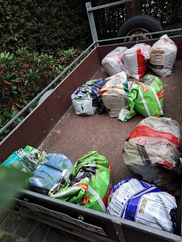 Wit zand, Tuin en Terras, Ophalen, Gebruikt, Speelzand