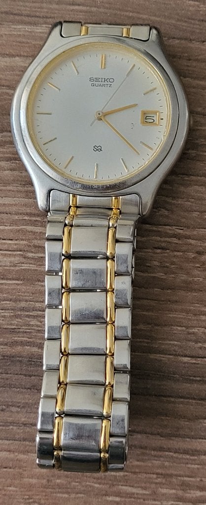 Seiko horloge, Handtassen en Accessoires, Horloges | Heren, Ophalen, Gebruikt, Staal, Polshorloge
