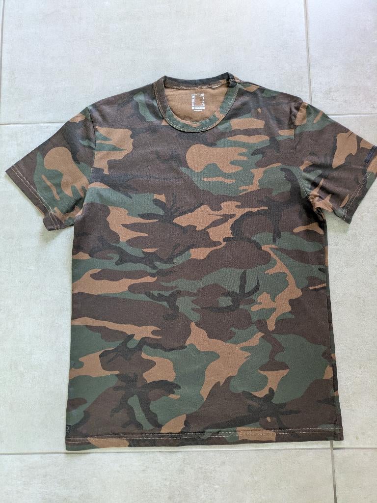 Leger t-shirt kakibruin maat S, Overige kleuren, Ophalen of Verzenden, Zo goed als nieuw, Decathlon