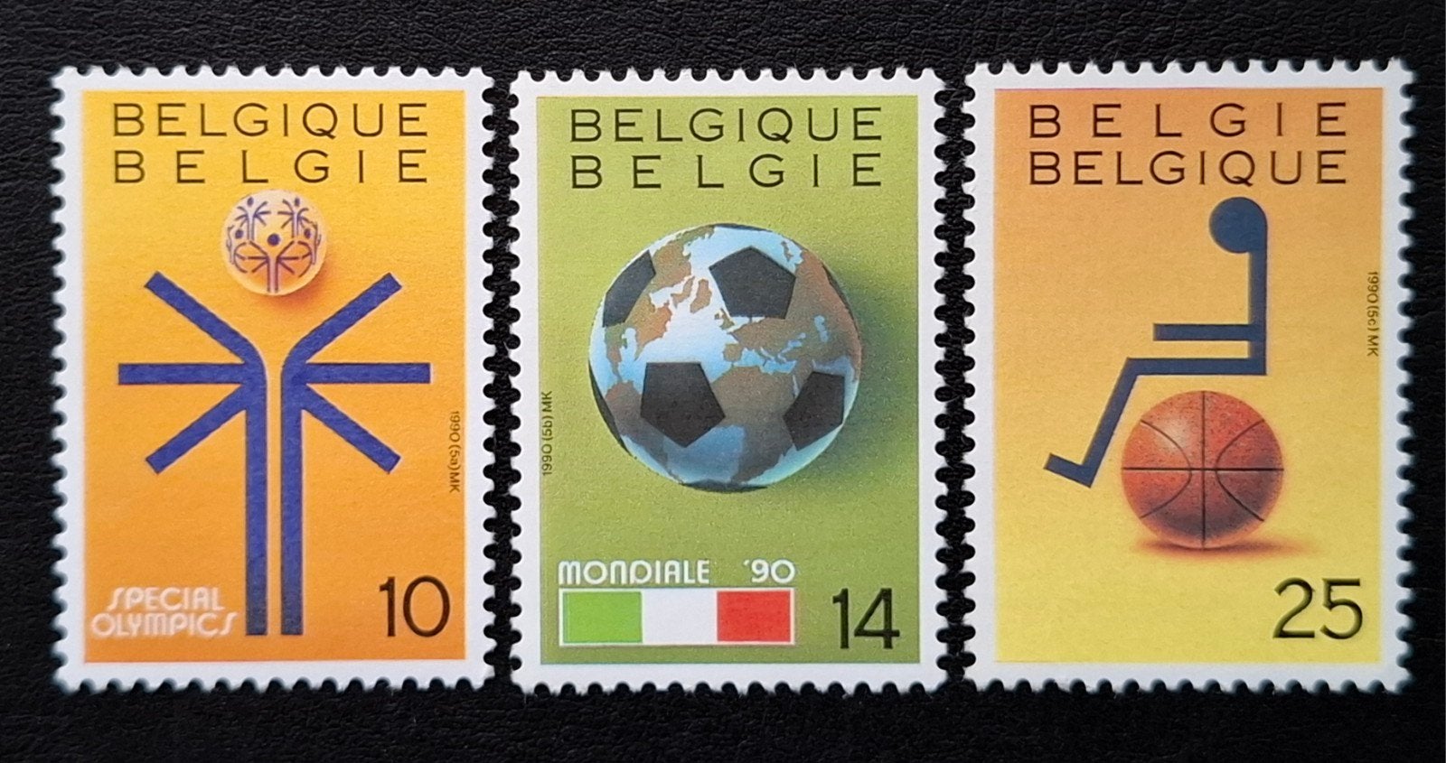 Belgique : COB 2361/63 ** Sports 1990., Sans timbre, Neuf, Enlèvement ou Envoi, Non oblitéré