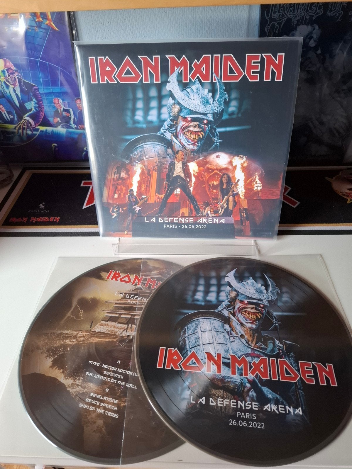 Iron maiden-La defense arena, Ophalen of Verzenden, Zo goed als nieuw, 12 inch, Dubbel-LP