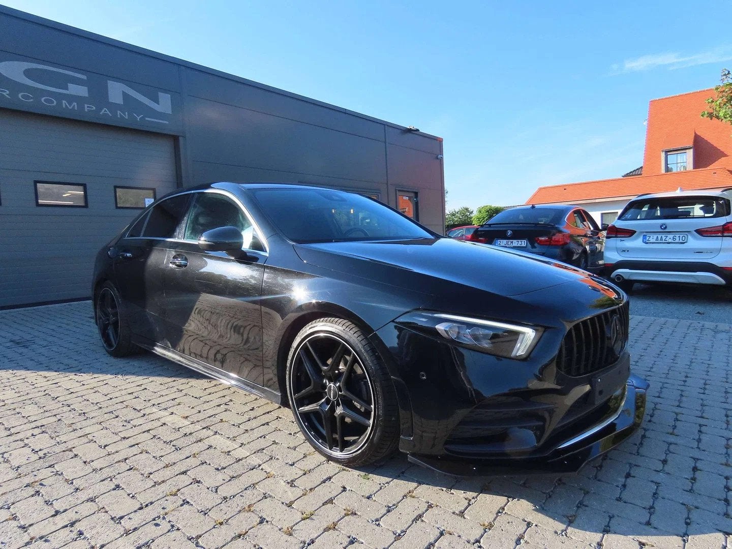 Mercedes-Benz A-CLASS 200 A 200 Business Solution AMG pack, 4 deurs, Gebruikt, 4 cilinders, Zwart