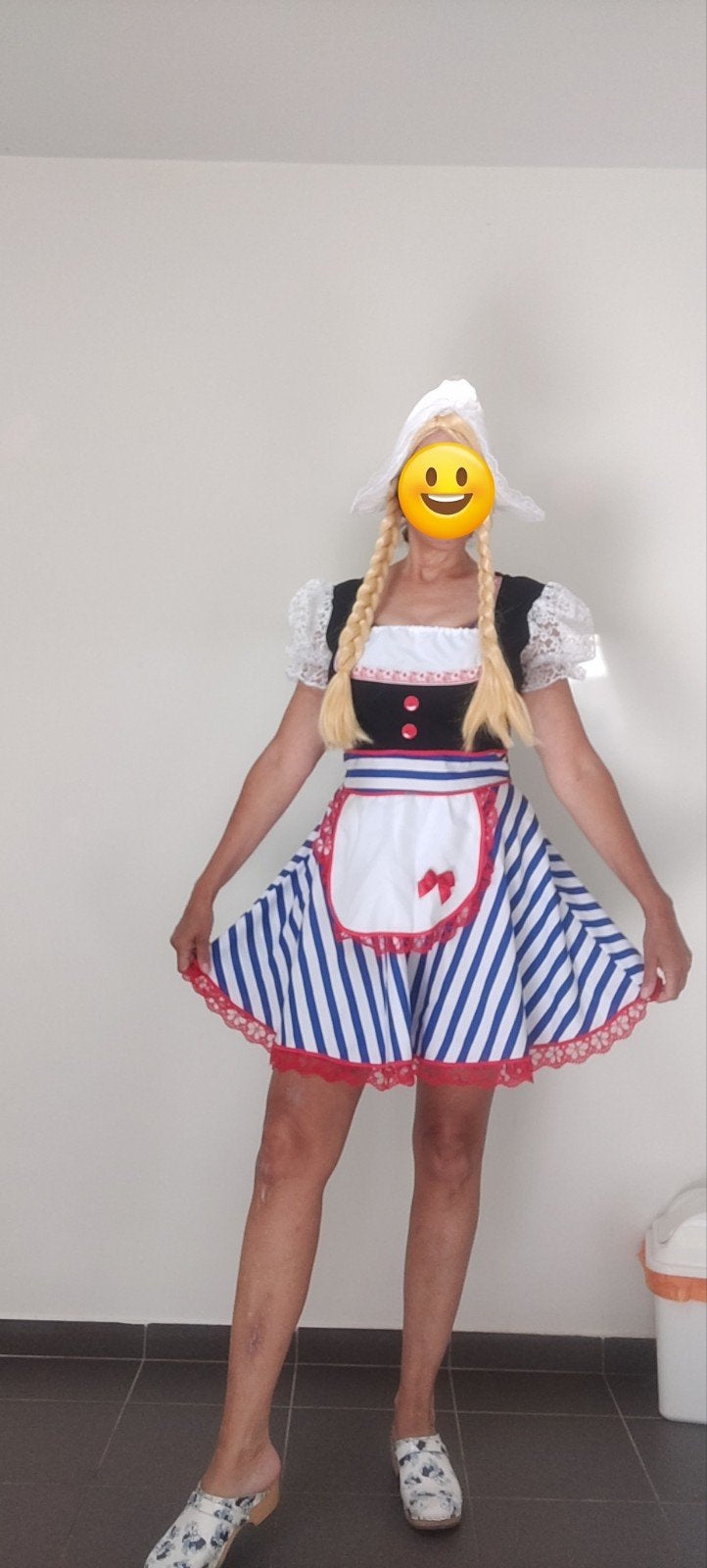 costume Dutch girl / Nederlands meisje, Kleding | Dames, Ophalen, Zo goed als nieuw, Maat 38/40 (M), Kleding