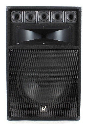 Enceintes sono Boomtone DJ BM12 350W, TV, Hi-fi & Vidéo, Autres marques, Enlèvement, Utilisé, Enceintes stéréo