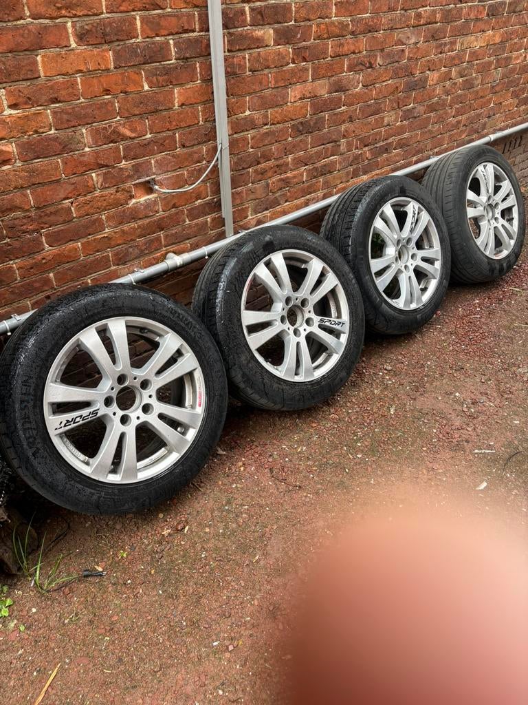 Velgen zaten op mijn Mercedes s211 16” et38, Ophalen, Zo goed als nieuw