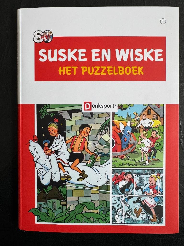 Denksport – Het Suske en Wiske Puzzelboek NIEUW  (80 jaar), Boeken, Willy Vandersteen, Eén stripboek, Nieuw, Ophalen of Verzenden