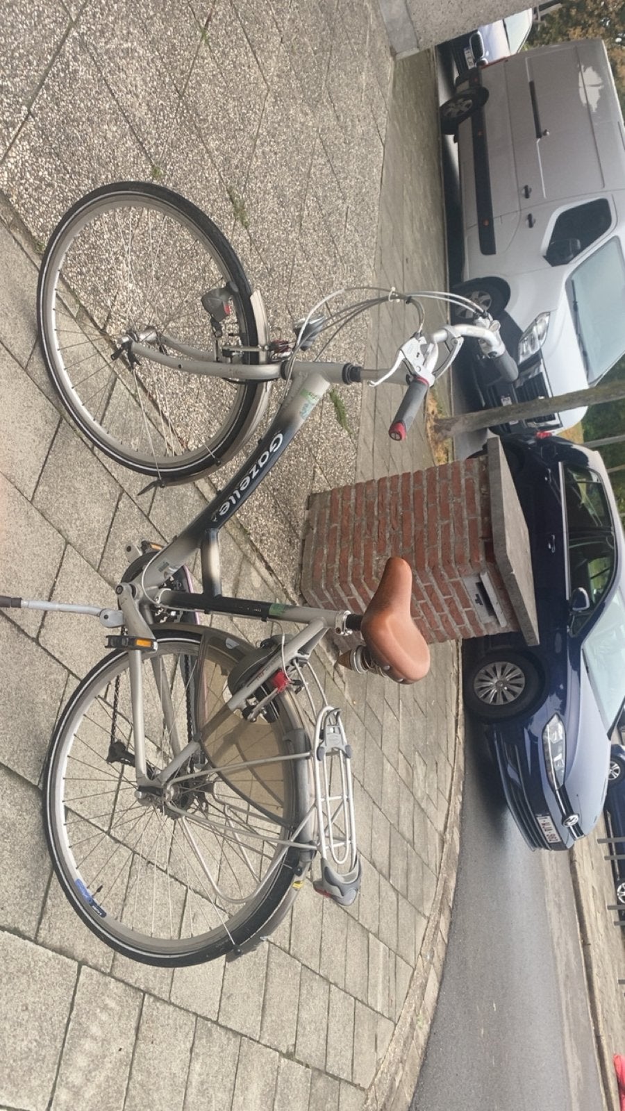Gazelle fiets, Fietsen en Brommers, Ophalen, (Extra) lage instap, Zo goed als nieuw, Schijfrem