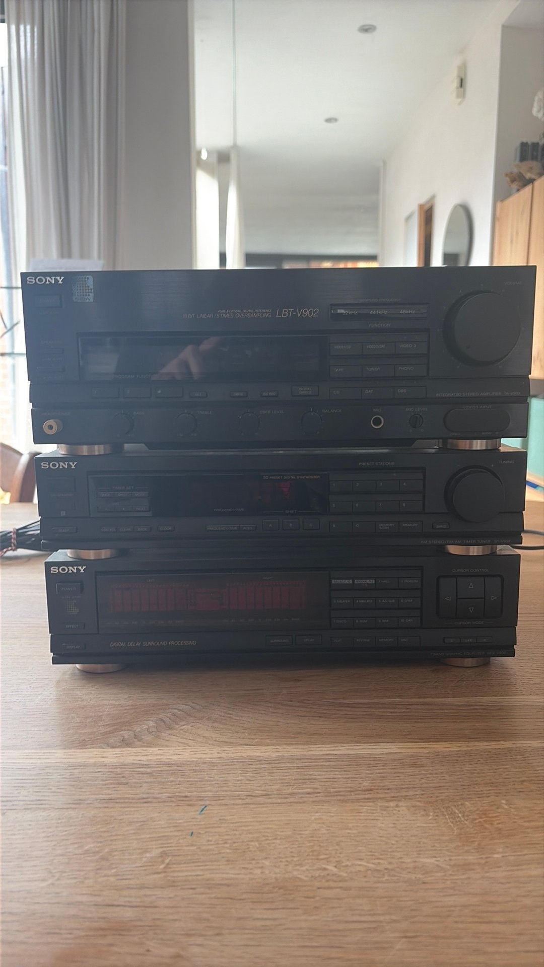 Vintage sony hifi systeem, Enlèvement, Utilisé