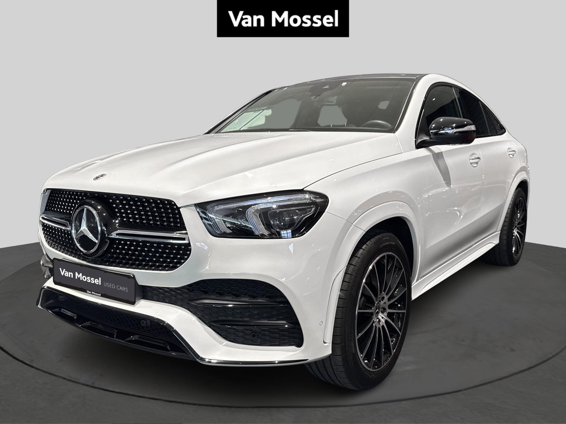 Mercedes-Benz GLE Coupé 350 e AMG LINE + AIRMATIC + TREKHAA, Auto's, Dealer onderhouden, Gebruikt, Wit, Plug-in hybride