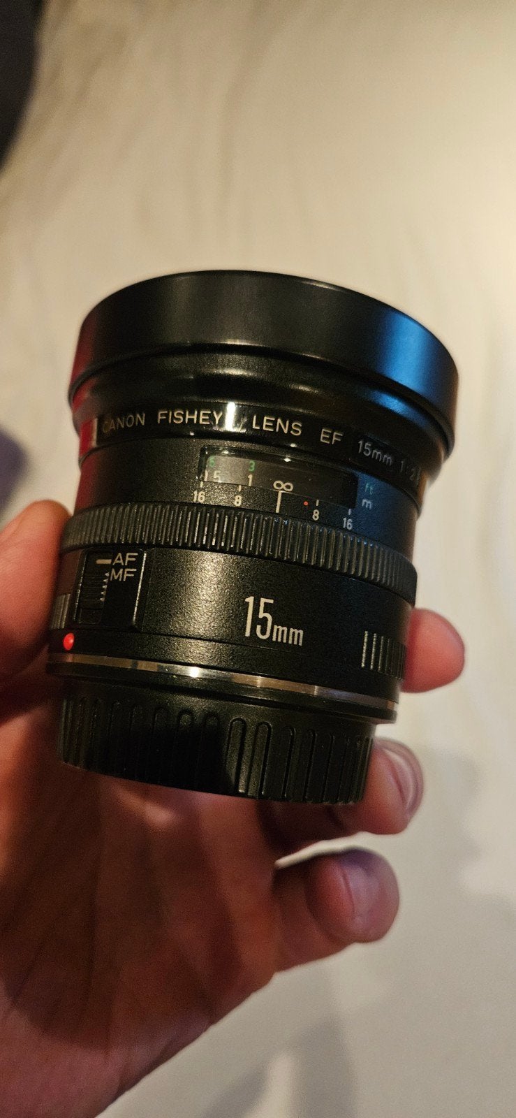 canon EF 15 mm fisheye, Comme neuf, Objectif fisheye, Canon EF, Canon