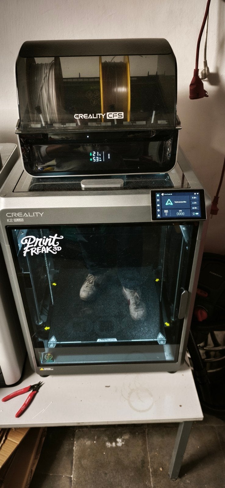 3d printer Cerality K2 Plus, Computers en Software, Ophalen, Gebruikt, Ingebouwde Wi-Fi, Creality 3D