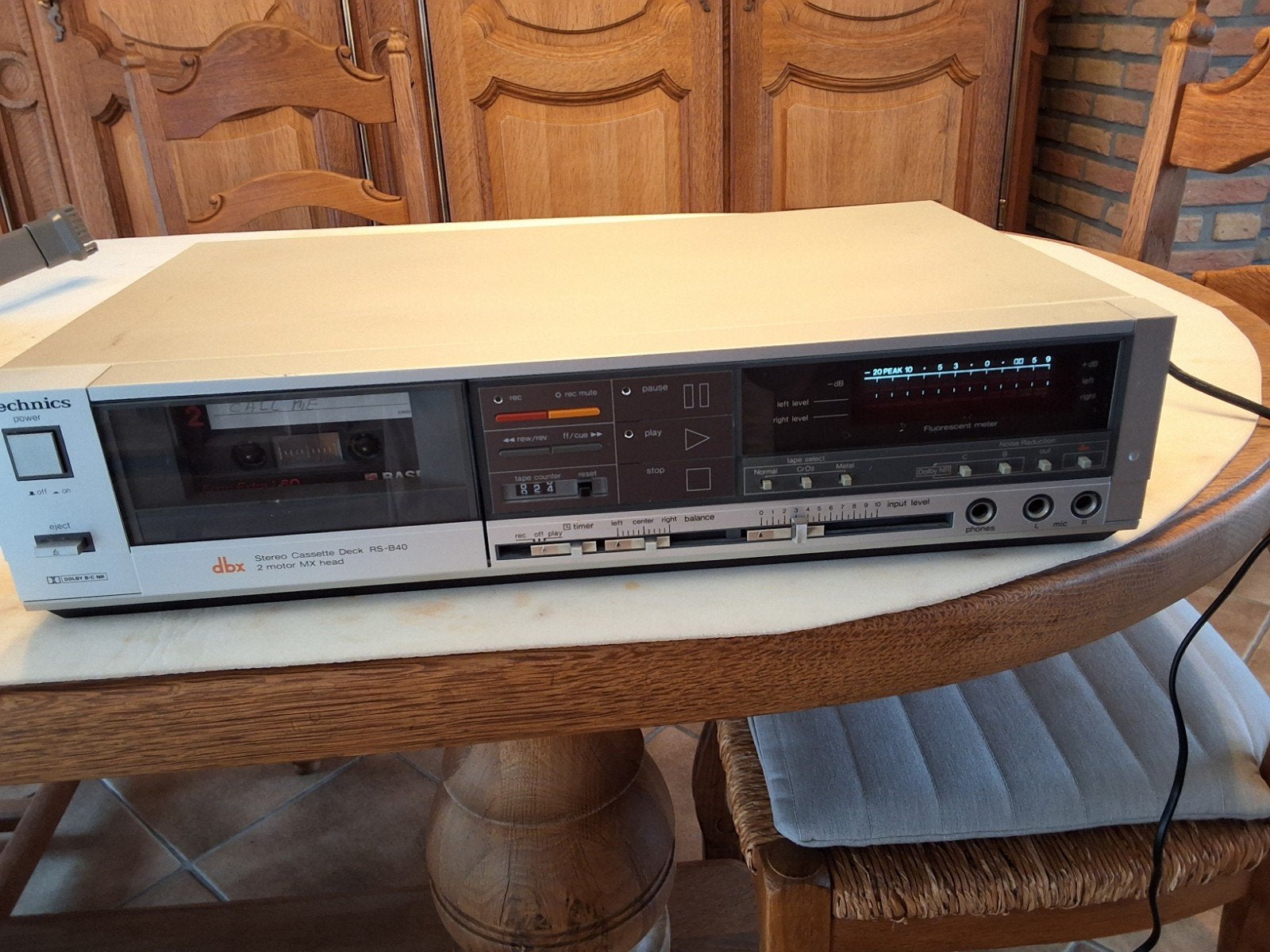 TAPE DECK TECHNICS RS-B40, Enlèvement, Simple