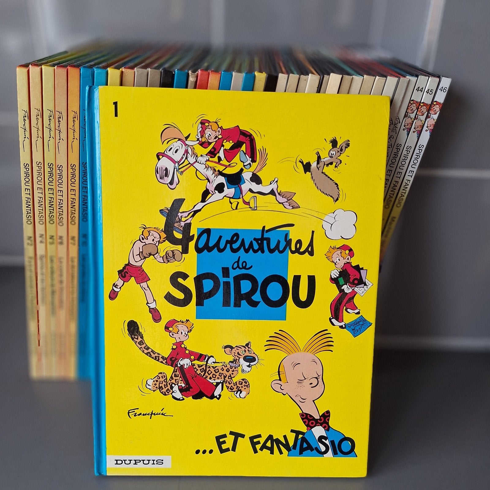39 BD Spirou et Fantasio dont 15 EO (édition originale), Boeken, Humor, Zo goed als nieuw, Ophalen