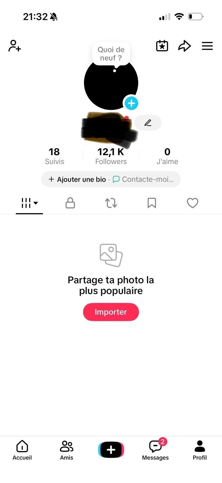Compte tiktok 12 000 abonnes, Tickets & Billets