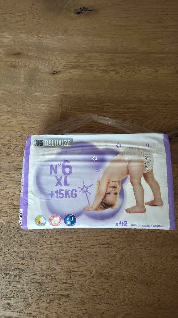 Pak pampers - Delhaize, Kinderen en Baby's, Ophalen of Verzenden, Nieuw